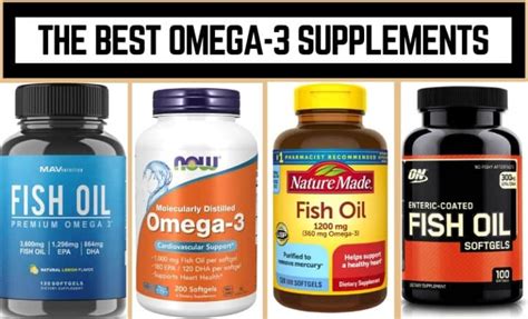 omega 3 supplements list